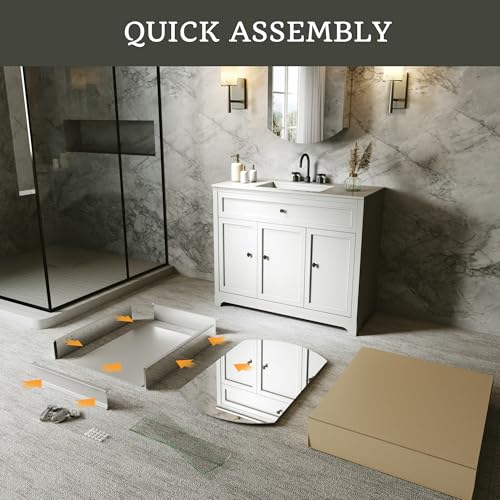 20 x 31 in Medicine Cabinet with Mirror and Side Panels, Silver | Surface or Recessed Medicine Cabinet Mirror with Storage, Adjustable Shelves, Aluminum Alloy Frame, Assembly Required - size: 20''x31''(V2)