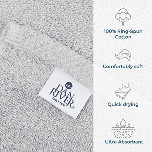 DAN RIVER Pack of 1 Bath Sheet 40x80 Inches, Extra Large Oversized Bath Towels, Thick Absorbent Hotel Bath Towels - Highrise - color: Highrise