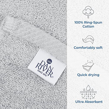 DAN RIVER Pack of 1 Bath Sheet 40x80 Inches, Extra Large Oversized Bath Towels, Thick Absorbent Hotel Bath Towels - Highrise - color: Highrise