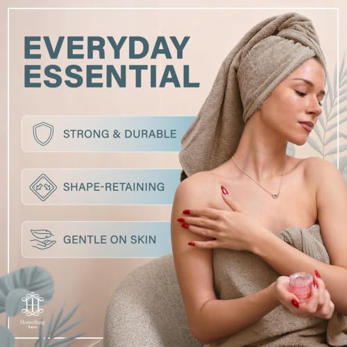 Luxe 2-Piece Bath Towel Set – Large Soft Cotton Towels, Absorbent, Durable & Skin-Friendly, Machine Washable, 27 x 54 in (Sand) - color: Sand
