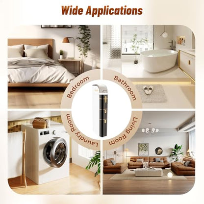 Narrow Bathroom Storage Cabinet 4-Tiers Bathroom Storage Cabinet with Removable Wheels for Small Spaces, Bathroom, Kitchen, Laundry - size: 16.14*7.09*38.58 in-4 tiers