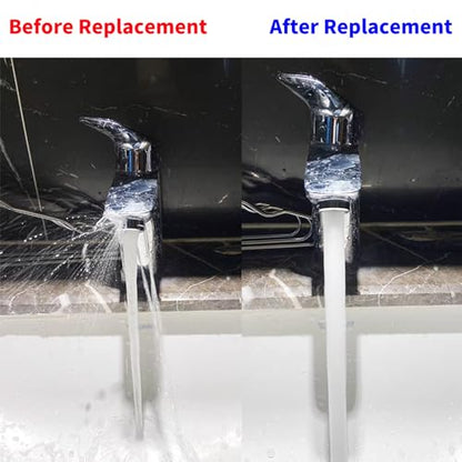 Bathroom Sink Aerator,2.2 GPM Faucet Aerator, Made of Solid Brass and Stainless Steel,15/16 Inch Male Thread Faucet Replacement with Gasket,For Kitchen and Bathroom,6PCS(Silvery) - style: Male-6PCS