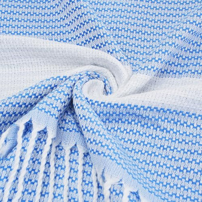 6 Packs Oversized Turkish Beach Towels Set Bulk Clearance Sand Free Pool Swim Bathroom Camp Large No Sand Towel Adults Travel Essentials Cruise Must Haves Accessories Vacation Stuff Deep Blue Dot Set - color: Deep Blue Dot Set