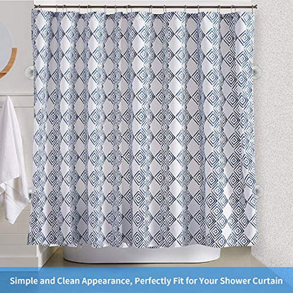 4 Pack Shower Curtain Clips, Shower Windproof Splash Guard - Self Adhesive Shower Curtain Weight Clip (Clear) - color: Clear