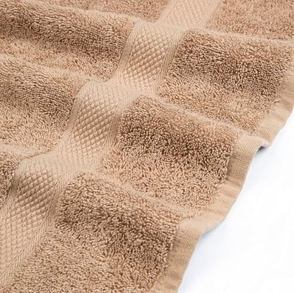 Pleasant Home Bath Towels Set of 6 (24” x 50”) 100% Cotton, Neutral Mix | 515 GSM | Lightweight, Soft & Highly Absorbent Luxury Towels for Bathroom | for Gym, Pool & Spa - color: Neutral