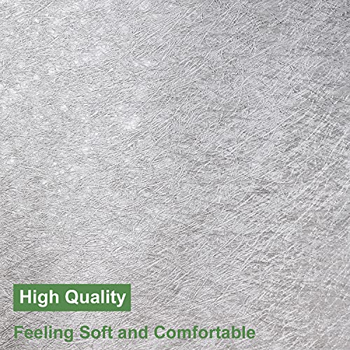 UFRIDAY Shower Curtain Liner, Eva Frosted Weighted Shower Curtain for Bathroom with 3 Big Bottom Magnets,Heavy Duty,Thick,Semi Transparent, 72 x 75 Inch - color: Frosted Clear, size: 72"W x 75"L (Pack of 1)