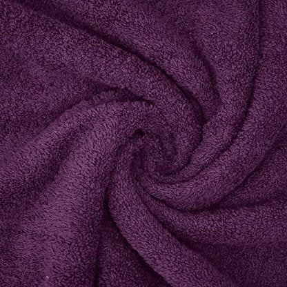 DAN RIVER 2 Pack Bath Sheets Extra Large 35x70, Large Bath Towels for Adults, XL Oversized Heavy Duty Towel Set, 600 GSM 100% Ring Spun Cotton, Soft Quick Dry, Purple Passion - color: Purple Passion