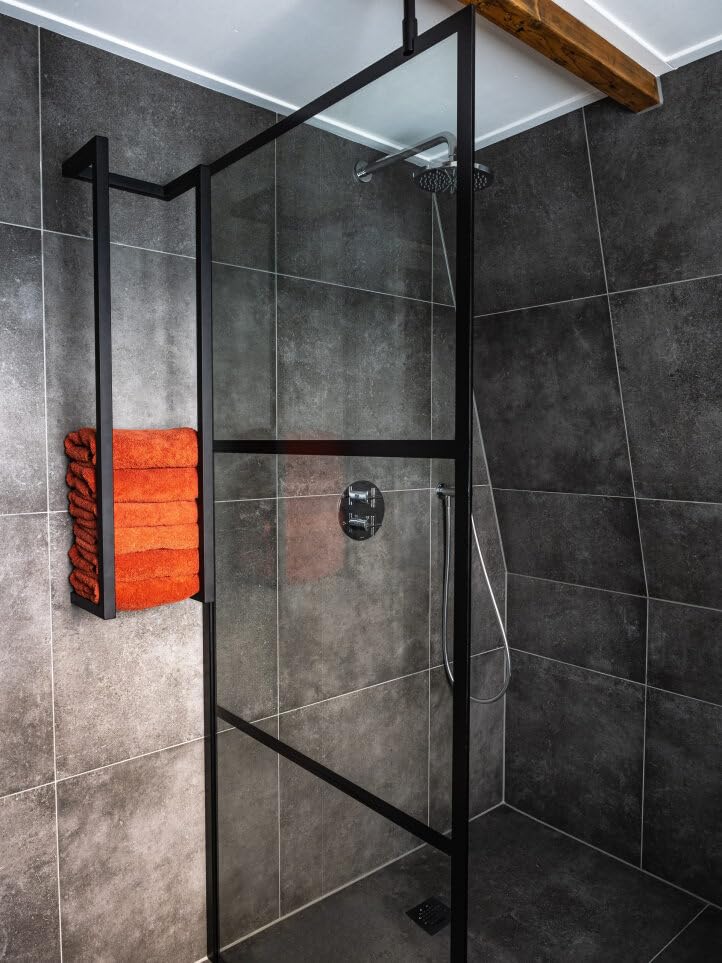 Westbrass 2" Sch 40 PVC Shower Drains with 4-1/4" Square Cover, Oil Rubbed Bronze, D206PS-12 - color: Oil Rubbed Bronze