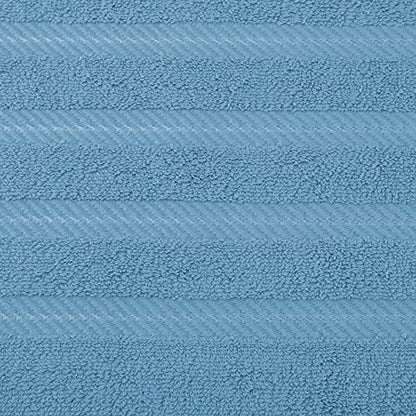 American Soft Linen 100% Carde Cotton 6 Piece Towel Set, 590 GSM Heavy Weight Soft Absorbent Turkish Towels for Bathroom, Light Blue - color: Baby Blue