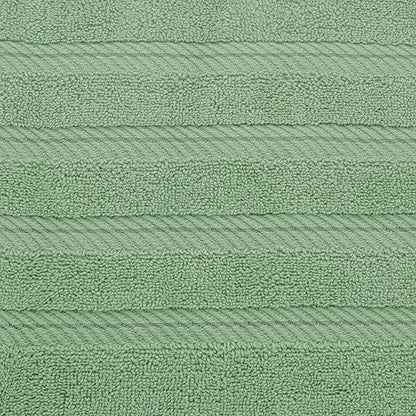 American Soft Linen 100% Carde Cotton 6 Piece Towel Set, 590 GSM Heavy Weight Soft Absorbent Turkish Towels for Bathroom, Sage - color: Sage