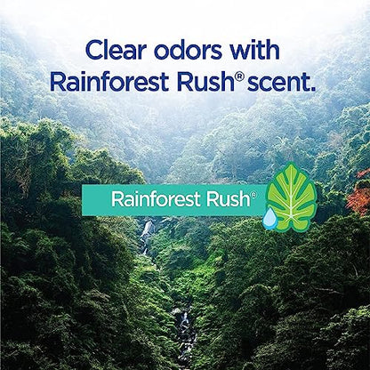 Clorox ToiletWand Disposable Toilet Cleaner Refills, Rainforest Rush Scent, 30 Count, Kills 99.9% of Germs, Touch-Free Toilet Cleaning