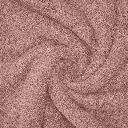 DAN River 2 Pack Bath Sheets Extra Large 35x70, Large Bath Towels for Adults, XL Oversized Heavy Duty Towel Set, 600 GSM 100% Ring Spun Cotton, Soft Quick Dry, Dusty Rose - color: Dusty Rose, size: Bath Sheet 35x70" (PK 2)