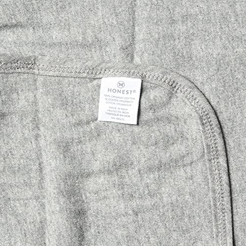HonestBaby 10-Pack Terry Wash Cloths in Gift Box for Infant Baby Boys, Girls, 10-Pack Gray Heather, One Size - color: 10-pack Gray Heather, size: One Size