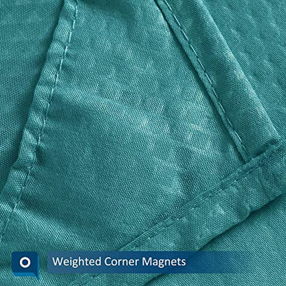 Barossa Design Soft Microfiber Fabric Shower Liner or Curtain, Hotel Quality, Machine Washable, Water Repellent, Turquoise, 70 x 72 inches - color: Turquoise, size: 70"W x 72"L (Pack of 1)