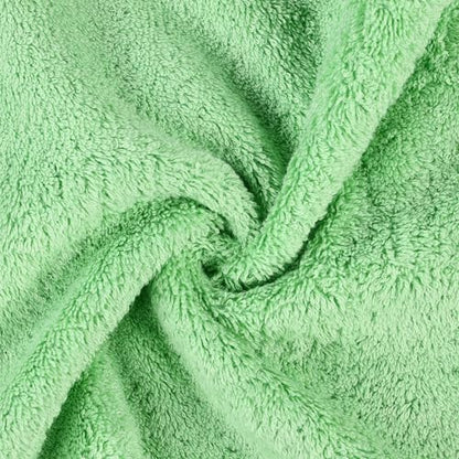 Superior Rayon From Bamboo Cotton Blend 6 Piece Towel Set, Bathroom, Gym, Spa, Essentials, Includes; 2 Face Towels/ Washcloths 13” x 13”, 2 Hand Towels 16” x 30”, 2 Bath Towels 30” x 54”, Spring Green