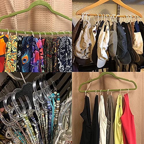 Plastic Shower Curtain Hooks C Shape Shower Curtain Rings for Bathroom Shower Rod Window Curtains Hanger (White, 24pack) - color: White, size: 24pack