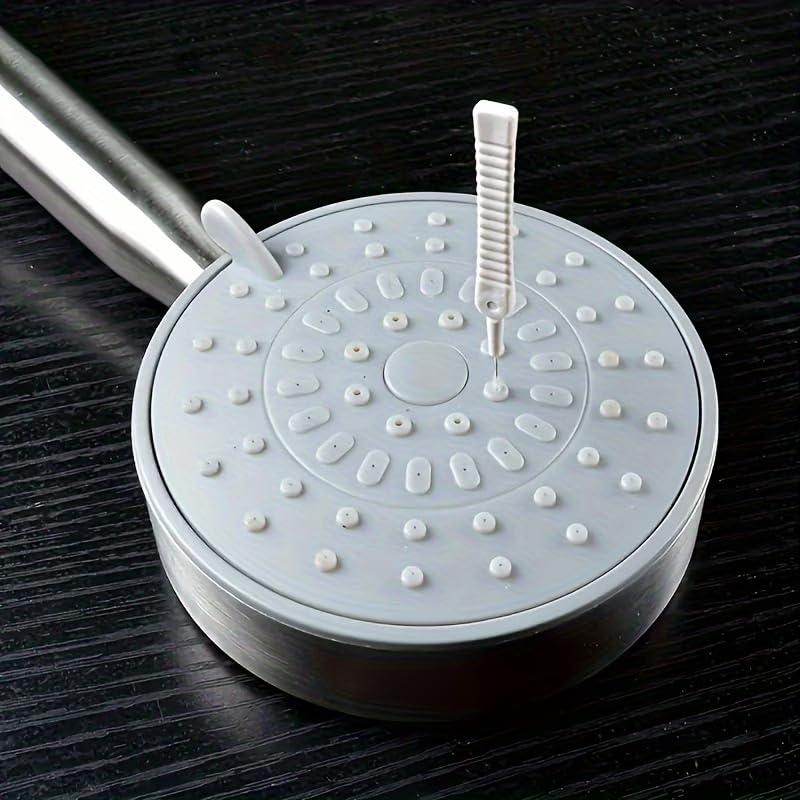 30PCS Shower Head Cleaning Brush Set - Crevice Cleaner for Bathroom Use | White nylon 30 brushes clean shower heads, faucets, grout & crevices. Scratch-free. For kitchens, bathrooms & year-round.