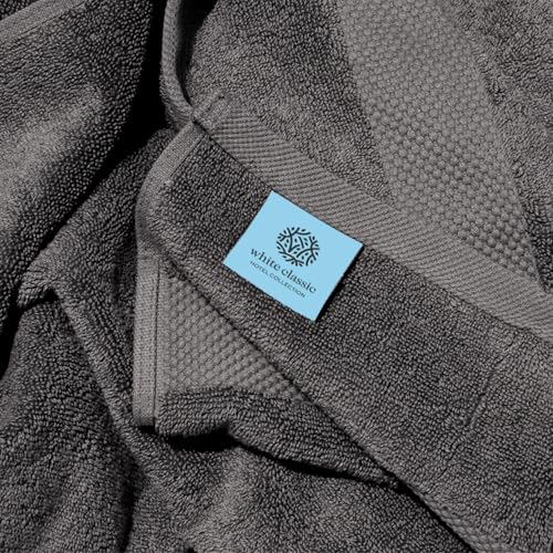 White Classic Luxury Bath Sheets Towels for Adults Extra Large | Highly Absorbent Hotel Collection | 35x70 Inch | 2 Pack (Charcoal Gray) - color: 07: Charcoal Gray