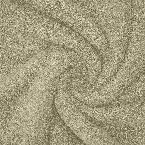 DAN River 2 Pack Bath Sheets Extra Large 35x70, Large Bath Towels for Adults, XL Oversized Heavy Duty Towel Set, 600 GSM 100% Ring Spun Cotton, Soft Quick Dry, Beige - color: Beige, size: Bath Sheet 35x70" (PK 2)