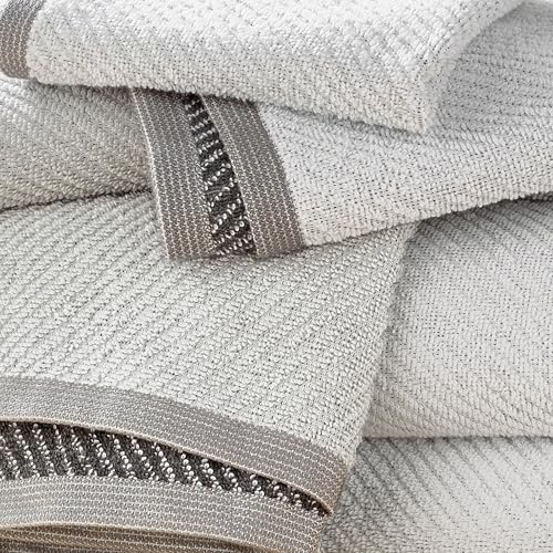 Wellbe Towel Set Quick Dry, Absorbent, Soft, 2 Bath, 2 Hand, White, 4-Piece - color: White, size: Towel Set - 2 Bath, 2 Hand