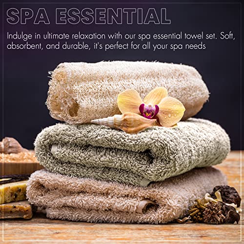 KAHAF Collection 6-Pack Bath Towels - Lightweight - Extra Absorbent - 100% Cotton - Shower towels (Multi, 27 inchesx54 inches) - size: 6 Pack (27" x 54")