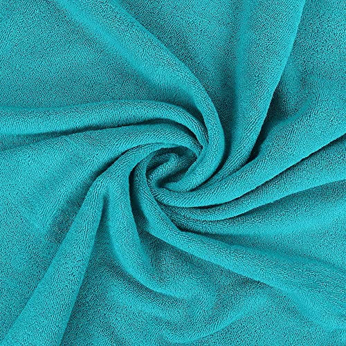 Utopia Towels Jumbo Bath Sheets, 2 Pack, 35x70 in, 600 GSM Cotton, Turquoise - color: Turquoise, size: 2 Piece Bath Sheet
