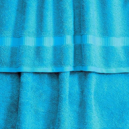 SALBAKOS 6-Piece 100% Turkish Cotton Hand Towels, 16x30 inch, Aqua | Large Size Thick Super Soft Highly Absorbent, Versatile Hair Face & Hand Drying Towel, Premium Hotel Quality Made in Turkey - color: Aqua, size: 6 Hand Towels