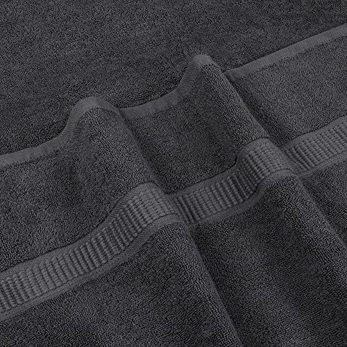 Utopia Towels - Luxurious Jumbo Bath Sheet 1 Piece - 600 GSM (35X70 Inches) 100% Ring Spun Cotton - Highly Absorbent and Quick Dry Extra Large Bath Towel - Super Soft Hotel Quality Towel (Grey) - color: Grey, size: 1 Piece Bath Sheet