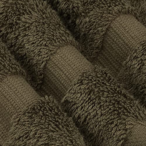 Chakir Turkish Linens 2 Piece Large Bath Towels, 100% Cotton Turkish Towels for Bathroom, Luxury Soft Absorbent Bath Towels, 30 x 60 Inches, Cocoa - color: Cocoa