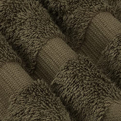 Chakir Turkish Linens 2 Piece Large Bath Towels, 100% Cotton Turkish Towels for Bathroom, Luxury Soft Absorbent Bath Towels, 30 x 60 Inches, Cocoa - color: Cocoa