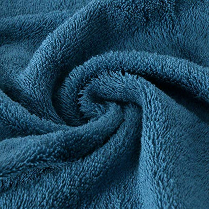 Luxury Bathroom Super Soft and Highly Absorbent Premium 100% Cotton Bath Towel Set for Gifts (Blue-T) - color: Blue-t