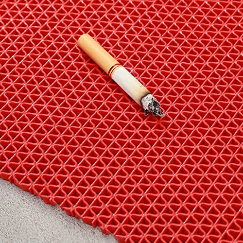 Drainage Non Slip Flooring Mats Swimming Pool Bathroom Anti-Fatigue Rubber Matting 3x10 Ft Heavy Duty Commercial Anti Slip Floor Mats for Garage Restaurant Sauna SPA,Gray/Grey,0.9×3M - color: Gray/Grey