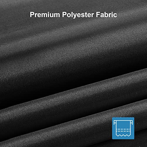 Black Shower Curtain Liner, Black Fabric Shower Liner, 2-in-1 Bathroom Shower Curtain and Liner, 12 Grommet Holes, Water Proof, Machine Washable, Hotel Quality, 72 x 72 Inches - color: Black, size: 72"W x 72"L (Pack of 1)