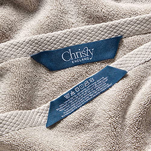 Christy Luxe 6 Piece Towel Set | French Gray | Luxe Heavyweight 100% Turkish Cotton | Ultra Soft | Super Absorbent | 730GSM | 2 Bath Towels 2 Hand Towel 2 Face Cloths - color: French Gray, size: 2 Bath, 2 Hand and 2 Face Towels