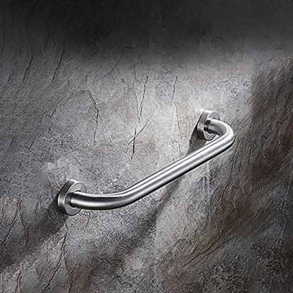 Stainless Steel Bathroom Safety Shower Grab Bar, Anti Slip Bathtubs Grab Bars,Toilet Assist Saft Handle Handrail ADA Compliant 500lbs for Handicap Elderly Senior (Brushed, 24 Inches 2 Pack) - size: 24 inches (2 Pack)
