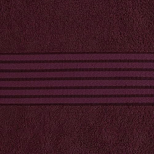 Utopia Towels Luxurious Bath Towels Set, 27x54 in, 4 Pack, Soft, Burgundy | Soft Luxurious Ring Spun Cotton Bath Towels - Lightweight, Highly Absorbent, Quick-Drying, Ideal for Daily Use - color: Burgundy