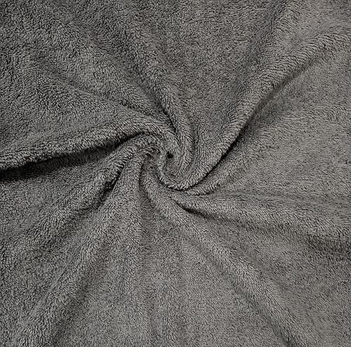 Mango Gifts 100% Cotton Hand Towels Set of 2, 16 x 28 Inch, Soft Combed Cotton, Highly Absorbent, Quick Dry, Sustainable Towels for Bathroom, Hotel, Spa, Dorm, Grey - color: Grey