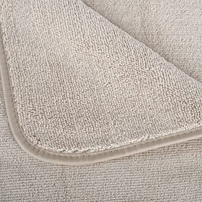 POLYTE Quick Dry Lint Free Microfiber Bath Sheet, 35 x 70 in, Pack of 2 (Beige) | 2 Pack, Oversize, Lint Free, Quick Dry - color: Beige