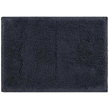 Mohawk Home Classic Cotton Ii Charcoal 2' 3" x 3' 9" Bath Mat - color: Charcoal Grey, size: 2'3" x 3'9" (Rectangular)
