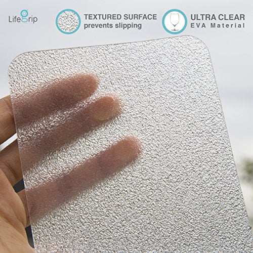 LifeGrip Anti Slip Transparent Anti Slip Tape, 1 inch by 30 feet, Non-Slip Traction Grip Tape to Tubs, Boats, Stairs, Clear, Soft, Comfortable for Bare feet (1" X 30') - size: 1" X 30'