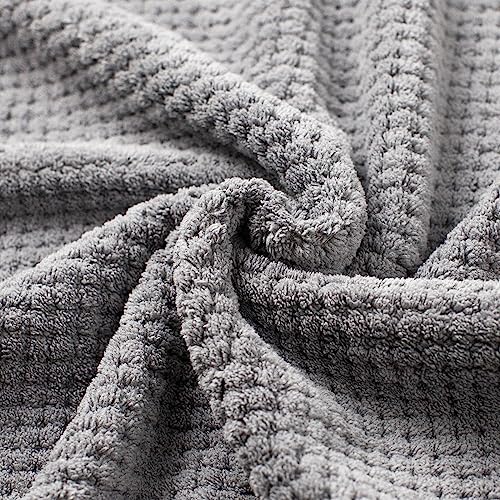 Oversized Bath Towels Extra Large 40x80 Inches Bath Sheets for Adults Super Soft Quick Dry Highly Absobent Microfiber Shower Towels (Grey,6 Piece)… - color: Grey 6 Piece, size: 6 Piece