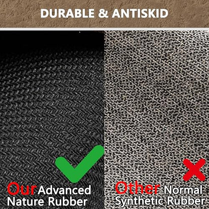 Bathroom Mat Quick Dry Low Profile Washable Bathroom Rugs | Non Slip Bath Rugs Ultra Thin Bath Mat Fit Under Door, Coffee, 17" × 32" - color: Coffee, size: Medium(17"x 32")