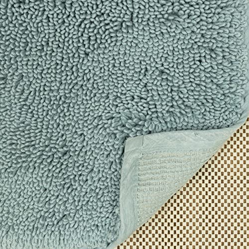 Mohawk Home Classic Cotton Ii Glacier 1' 9" x 2' 10" Bath Mat - color: Aqua Blue, size: 1'9" x 2'10" (Rectangular)