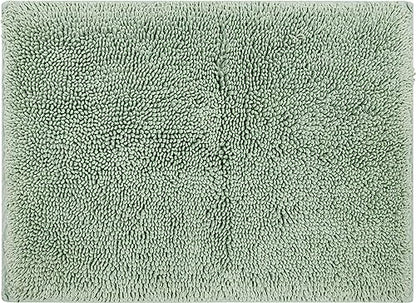 Mohawk Home Classic Cotton Ii Seaglass 2' 3" x 3' 9" Bath Mat - color: Sage Green, size: 2'3" x 3'9" (Rectangular)