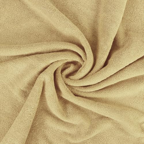 Utopia Towels Luxurious Jumbo Bath Sheet 2 Piece, 600 GSM, 35 by 70 Inches, 100% Ring Spun Cotton, Highly Absorbent and Quick Dry Extra Large Bath Towel, Super Soft Towel, Champagne - color: Beige, size: 2 Piece Bath Sheet