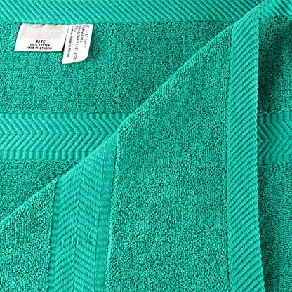BY LORA 660 GSM Bath Towel Set of 6, 100% Ring-Spun Cotton Terry, 2 Bath Towels + 4 Hand Towels, Hotel Quality, Heavyweight Plush, Turquoise - color: Turquoise, size: 6-Piece Set