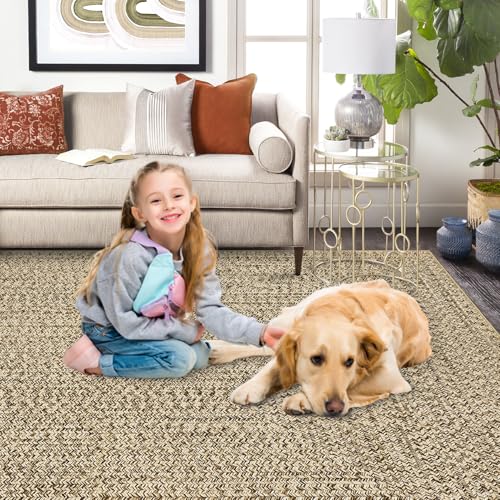 Washable Rugs Runner Rug 2x6 Bathroom Rugs Natural Modern Abstract Bedroom Rug Non Slip Farmhouse Kitchen Runner Stain Resistant Carpet 2'x6' Natural - color: Natural, size: 2' x 6' (Runner)