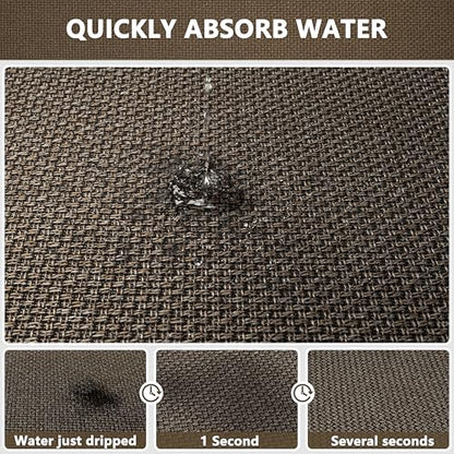 Long Bathroom Rugs Runner Bathroom Mat Quick Dry | Machine Washable Bathroom Rugs Ultra Thin Door Mat, 17" x 47" - color: Black Brown, size: Runner(17"x47")