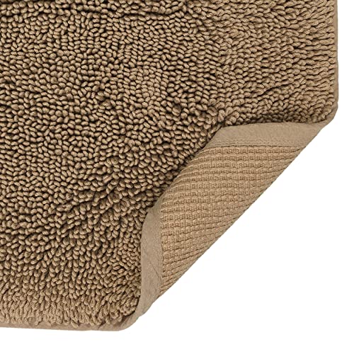 Mohawk Home Classic Cotton Ii Taupe 2' x 5' Bath Mat - color: Taupe Brown, size: 2' x 5' (Rectangular)