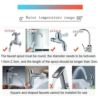 360°Rotary Faucet Spout Water Filter 3PCS Filter Sprayer Faucet Water Saving Device Pressurized Shower Faucet Accessories Home Kitchen Faucet Filter Silicone Spout Long Life